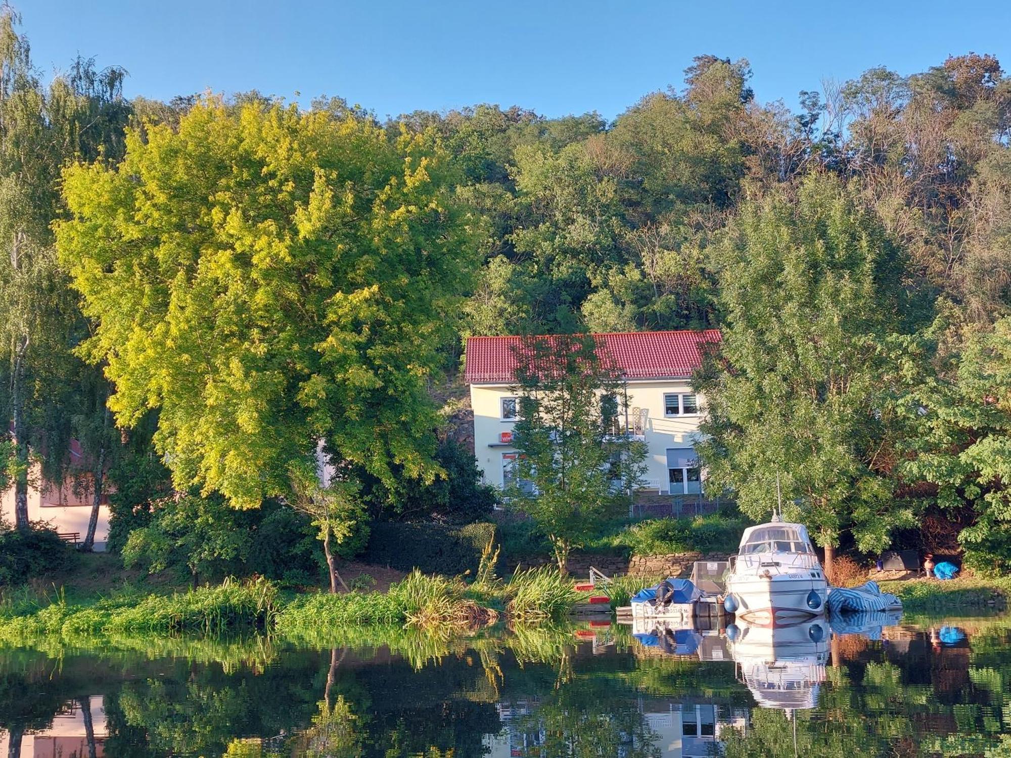 Ferienhaus Saaleblick Wettin Extérieur photo